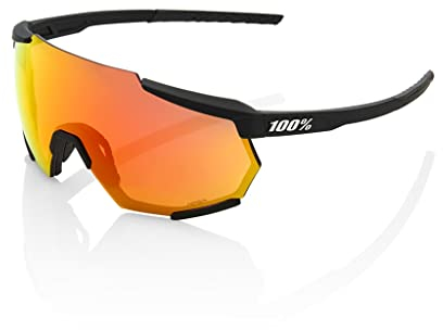 100% RACETRAP, Unisex Sonnenbrille für Erwachsene, schwarz, Einheitsgröße