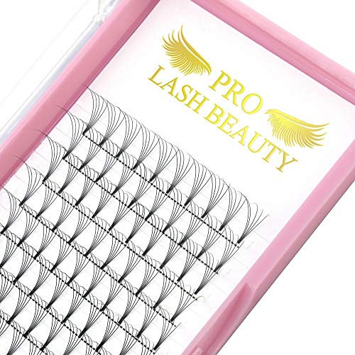 Pre Made Fan Eyelash Extensions 5D-D-0.10-12mm Short Stem Premade Fans Eyelash Extension Pre Fanned Russian Volume Lashes 0.07 0.10 Lash Extensions (5D-D-0.10-12)