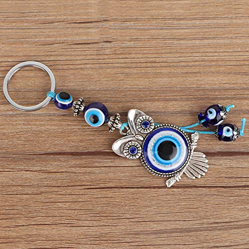 Elegante Amuleto de Cristal Turco, Hermoso Llavero Azul con Mal de Ojo, Bolsa de Coche para Regalos para el hogar