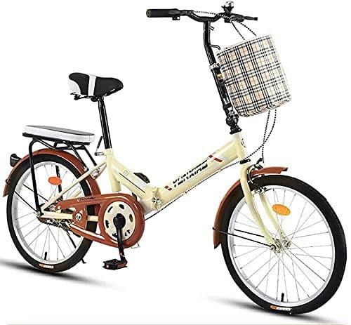 ZLYJ Faltrad Für Erwachsene 20-Zoll-Faltrad Mit Variabler Geschwindigkeit Faltbare Herren-Damen-Fahrräder, Geeignet Für Outdoor-Ausflüge E,20 in