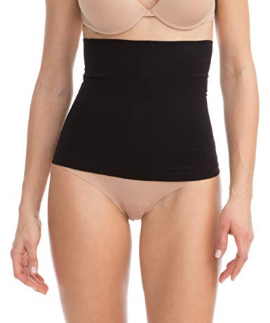 FarmaCell Shape 605 (Schwarz, 5XL) Figurformender Bauchgurt/Miedergurt hohe Taille aus Mikrofasern