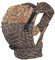 SCHMUSEWOLKE HalfBuckle Maxi - Babytrage für Babys und Kleinkinder (10-24 Monate, 6-16 kg) - BIO-Baumwolle mit Modal & Seide - Graphic Copper