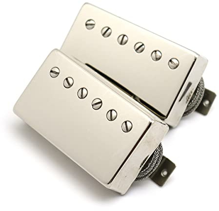 Alnico 2 classic 57+ Guitar Humbucker Pickups Bridge and Neck For Les Paul style Guitar Chrome