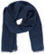 moonbow Einfarbiger Marineblauer Schal Damen 20% Baumwolle 80% Viskose mit Fransen - Moderne Fashion Damen Stola - Langer und Rechteckiger Tuch 180 cm x 90 cm - Dünnes und Weiches Schaltuch