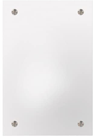 DEENZ 45X30Cm Drilled Wall Hanging Mirror Mounted Frameless Bathroom Living Room A Must Have Mirror Home Décor Durable