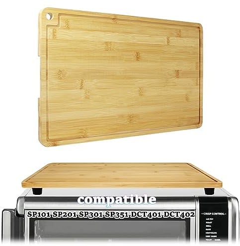 laffeya Tabla de cortar compatible con Ninja Foodi SP101 SP201 SP301 SP351 DCT401 DCT402 DCT451 horno freidora de aire, tostadora de freidora de aire, horno microondas tabla superior