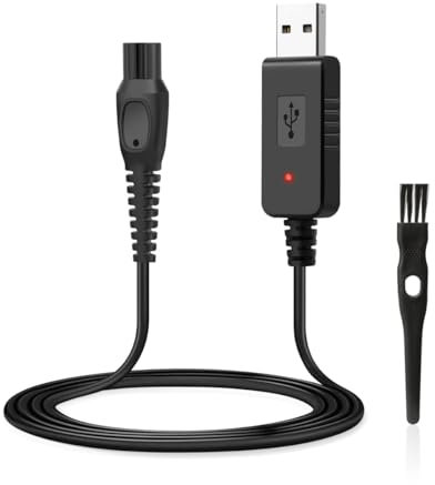 Lenink Charger for Philips Beard Trimmer,USB HQ8505 Charging Lead Power Cable for Philips Series 3000 5000 7000 9000 QP6520 QP6510,MG7710,Aquatouch,Precision,Bodygroom,Arcitec Shaver