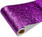 CRE8TIVE Purple Chunky Glitter Wallpaper Self Adhesive Textured Glitter Contact Paper Border Vinyl Wrap for Cabinet Mirror Frame DIY Bathroom Wallpaper Waterproof Kids Cupboard 20cm x 200cm