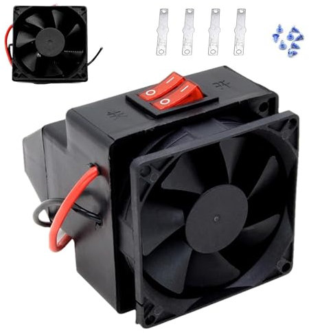 Désembueur et dégivreur de pare-brise - Chauffage rapide - 300 W - Ventilateur de désembuage de vitres de voiture - Désembuage efficace - Pour SUV, berline