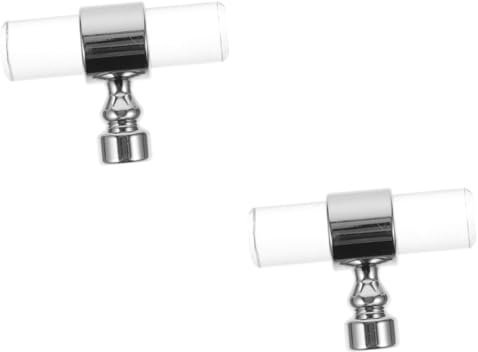 Angoily 2St Griff Vintage-Waschtisch Retro-Kommode Schrankknöpfe Türgriffe klarer Vanity-Organizer cabinet knobs door handle Schminktisch Schubladenknöpfe Türschnalle