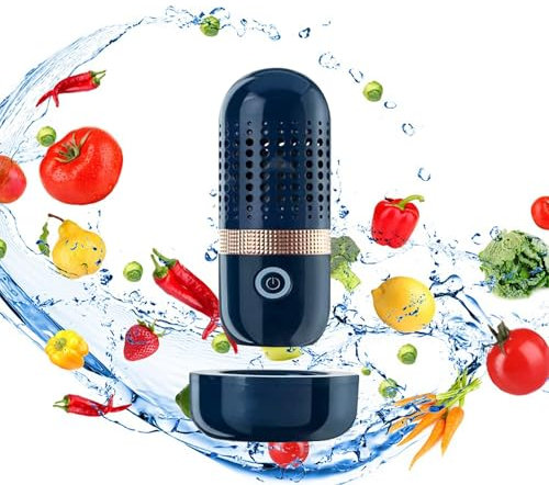Sonhomay Lavatrice per frutta e verdura, portatile, USB, ricaricabile, per frutta, verdura e carne