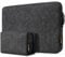 ROEPHY 16 Zoll Wasserdicht Laptop Tasche Tablet Hülle Stoßfest Laptop Schutzhülle für MacBook Pro 16 M3 M2 M1 / 16 Dell/HP Pavilion Envy/Lenovo ThinkPad IdeaPad/ASUS Vivobook, Schwarz Grau