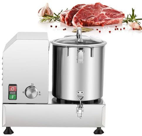 KJZHFOZ Commercial Meat Vegetable Food Processor, Grater Shredder Food Processor,Stainless Steel Electric Vegetable Blender Cutters