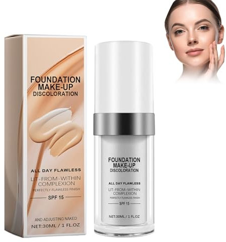 Glowari Farbwechselnde Foundation, Farbwechselnde Foundation für reife Haut, Foundation Farbwechselndes Makeup, Farbwechselnde Foundation für reife Haut (1pc)