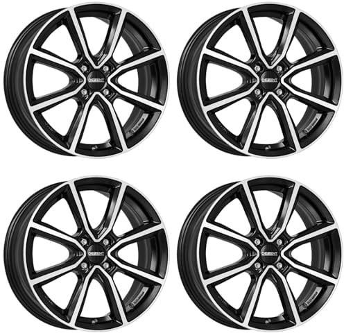 4x Dezent Felgen TN dark 6.5Jx16 ET38 4x108 kompatibel mit Citroen C3