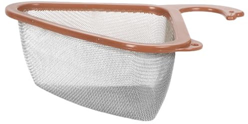 Household Swan Drain Basket - Corner Sink Filter Supplies, Stainless Steel Strainer Basket | Compact Waste Catcher For Rinsing Produce, Food Prep Or Leftovers, Practical Draining Tool For Home Sink