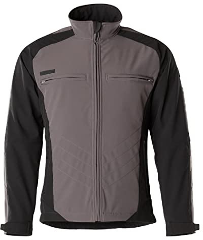 Mascot 12002-149-88809 Unique Dresden Fleece an der Innenseite Wasserabweisend Soft Shell Jacke, Anthrazit/Schwarz, XL Größe