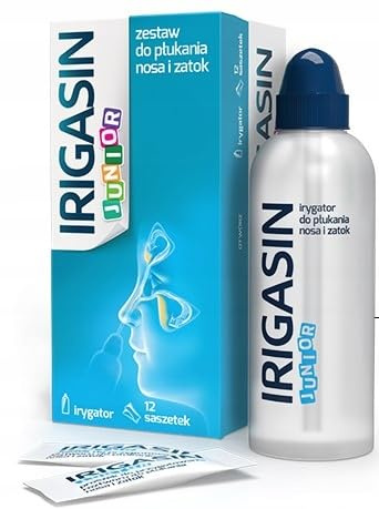 IRIGASIN Junior - Set irrigator + 12 sachets