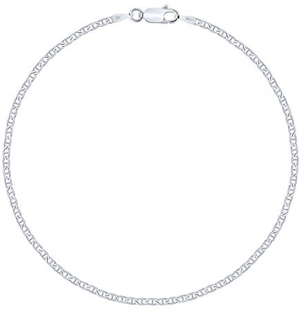 Planetys - Bracelet Argent 925/1000 Rhodié Maille Marine 2.3 mm