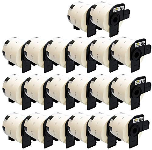 Yellow Yeti 20x DK-11209 29 x 62mm Adress-Etiketten kompatibel für Brother P-Touch QL-500 QL-570 QL-700 QL-710W QL-720NW QL-800 QL-810W QL-820NWB QL-1050 QL-1060N QL-1100 QL-1110NWB | 800 Stück/Rolle