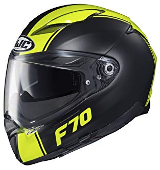 HJC Helmets Herren Nc Motorrad Helm, Schwarz/Gelb, XL