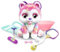 VTech - Rainbow, Mon Chiot Bobo, Peluche Interactive à Soigner, Jouer au vétérinaire