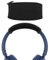Geekria Flex Fabric Headband Cover Compatible with JBL JR 300/ 300BT, T450BT/ T500BT/ T600BTNC, Tune 500/ 500BT/ 510BT/ 520/ 760NC, EVEREST 750/710/ 310 Headphones (Black)