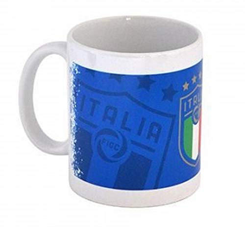 Giemme Tazza Italia Blu FIGC Mug in Porcellana Accessori casa PS 24615