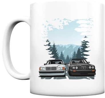 glstkrrn W201 & E30 Tasse, Keramik, 330ml