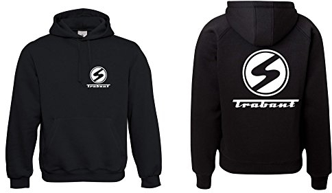 Textilhandel Hering Kapuzenpullover - Trabant (Schwarz, 3XL)