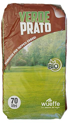 Terriccio Professionale Prato - sacchi 70 lt - semina tappeti erbosi 80 (4 sacchi da lt.70)