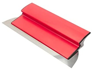 Trevendo Profi Flächenspachtel mit Z-Griff Flexogrip - 0,3 mm Edelstahlklinge - extra leicht, für Trockenbau, Wände und Decken Verputzen - Fassadenspachtel, Breitspachtel - 35 cm