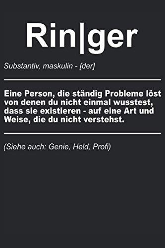 Ringen Ringer Kampfsport Wrestling Ringkampf Geschenkidee Notizbuch: Ringen Sport | Ringen und Kämpfen