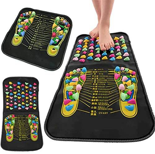 Syfinee Coussin de massage des pieds pavés d'acupuncture - Tapis de réflexologie - Massage physique acupoint - Soulagement de la douleur - Soins de santé