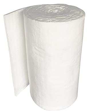 GOONSDS Manta Aislante de Fibra cerámica: Duradera y Ligera para Altas temperaturas,1mmx610mmx1000mm