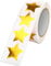 SANNIX 500 Stück Gold Sterne Aufkleber, Sterne Sticker, Gold Belohnung Sternaufkleber für Kinder, Stern-Aufkleber für DIY Scrapbooking Schule und Weihnachten Handwerk Dekor