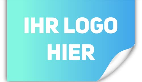 Sticker selbst gestalten mit eigenem Motiv - Individuell einsetzbar selbstklebend mit Vorschau personalisiert (100)