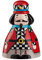 EGAN Glocke Nussknacker Rot Weihnachten 9(H) cm