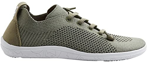 Reima - Astelu Barfußschuhe für Kinder - Leichtes, atmungsaktives Material, breite Zehenbox - Barfußschuhe für Jungen & Mädchen - Flexible Sohle ohne Absatz für tägliches Spielen - Greyish Green, 37