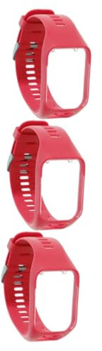 OSALADI 3stücke -uhrenarmband Für Runner Spark Spark Und Golfer Ergonomisches Verstellbares Wristband Rot Für Sport Und Fitness