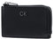 Calvin Klein Women CK DAILY ZIP CARDHOLDER W/CHAIN, Ck Black, One Size