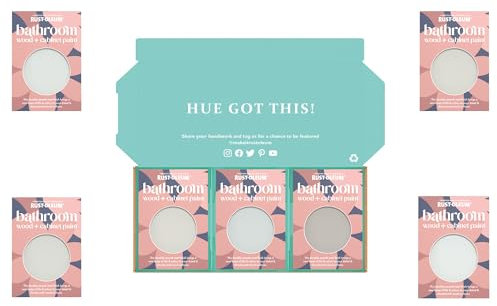 Rust-Oleum Bathroom Cabinet Paint in Matt Finish – Delicate Greys Tester Box