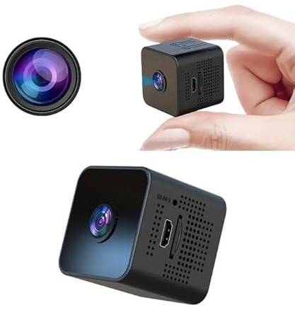 AAVEDA Mini Hidden Cameras, 1080p HD Wireless WiFi Security Camera, Indoor-outdoor Mini Monitor Cam Camera Motion Detection, Acoustic Monitoring, Night Vision