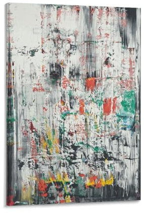 Gerhard Richter Kunstdruck auf Leinwand, Motiv Eis 2 Eis 2003, dekoratives Bild, Drucke, moderne Dekoration, 30 x 45 cm
