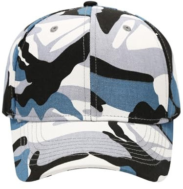 Luckywaqng Camouflage Baseball Cap Weiblich Outdoor Sport Sonnenschutz Visier Hut Männlich Casual Cap Schirmmütze Kord (Q, One Size)