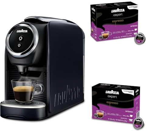 Lavazza Classy Mini caffettiera con capsule Intenso, 72 pezzi