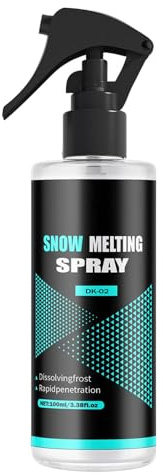 Generico Spray Sbrinatore per Auto 100ML | Spray Antigelo Rimuovi Ghiaccio,Agente Sciogliente Neve per Automobile Veicolo Congelatore Finestrino Camion Rimorchio Trattore Frigorifero Vetro