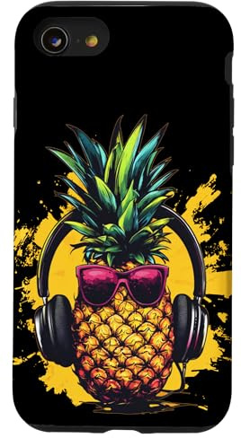 Fruit Music Costume with Pineapple and Headphones Case for iPhone SE (2020) / 7/8