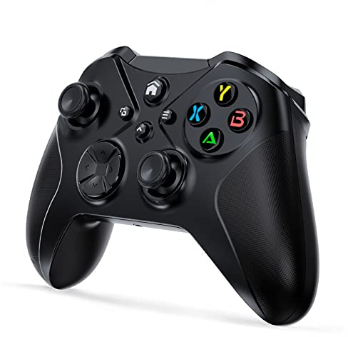 Gamrombo Manette sans fil de rechange pour X-Box One, X-Box One X/X-Box One S/X-Box Series S/X avec prise audio légère/Macro/Turbo/Double vibration – Besoin de mise à niveau (noir)