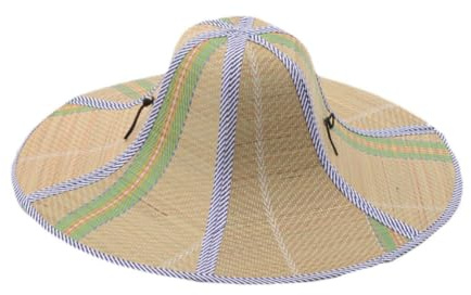 Sombrero de Paja Plegable Chino Sombrero de Sol de ala Ancha para Hombres m